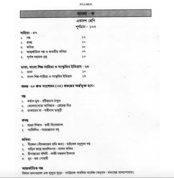 WBCHSE Syllabus 2024-25 PDF Download (All Subjects): Check West Bengal ...